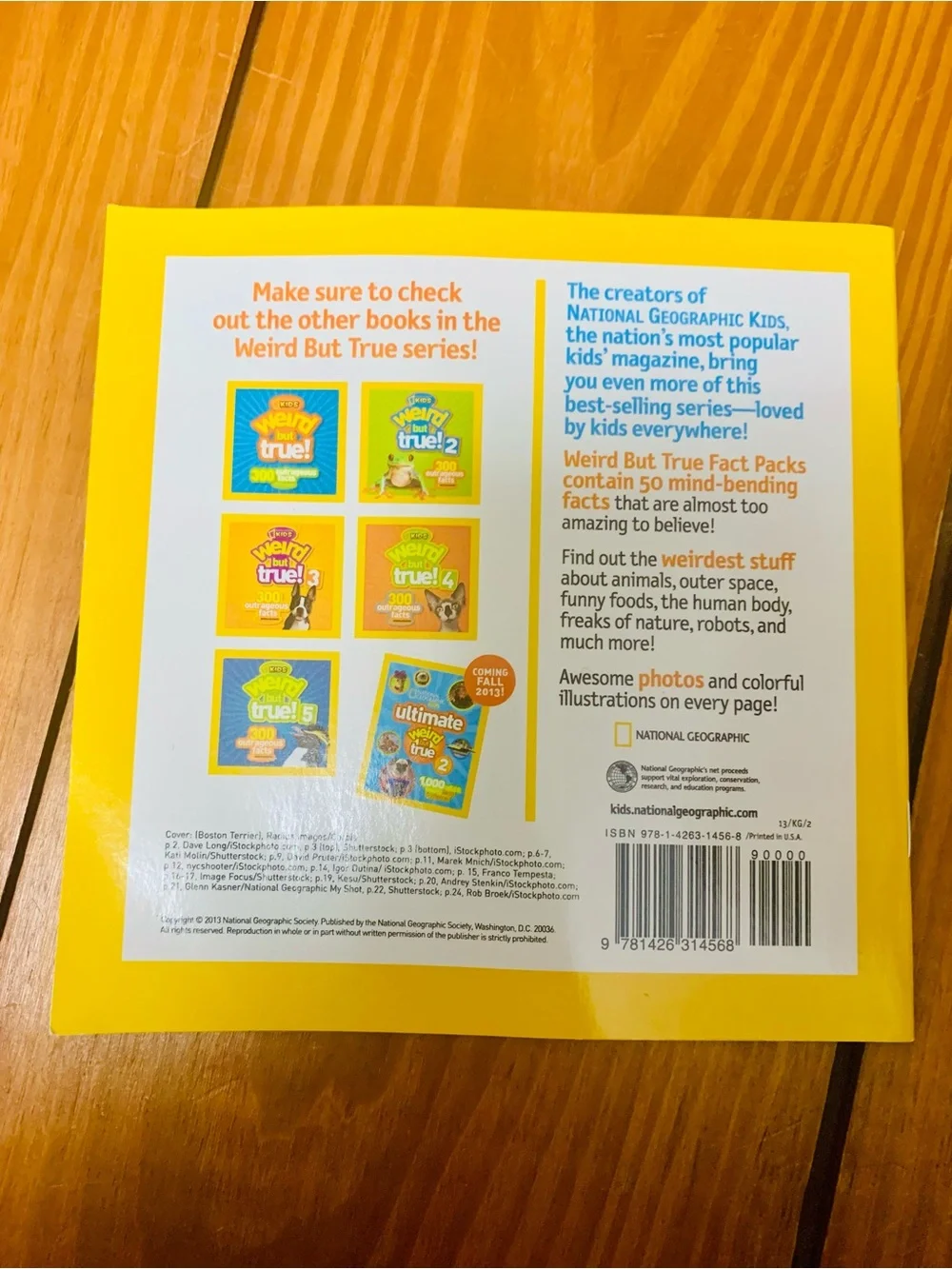 National Geographic  Weird But True! Books 3 & 4 Fact Pack paperbacks